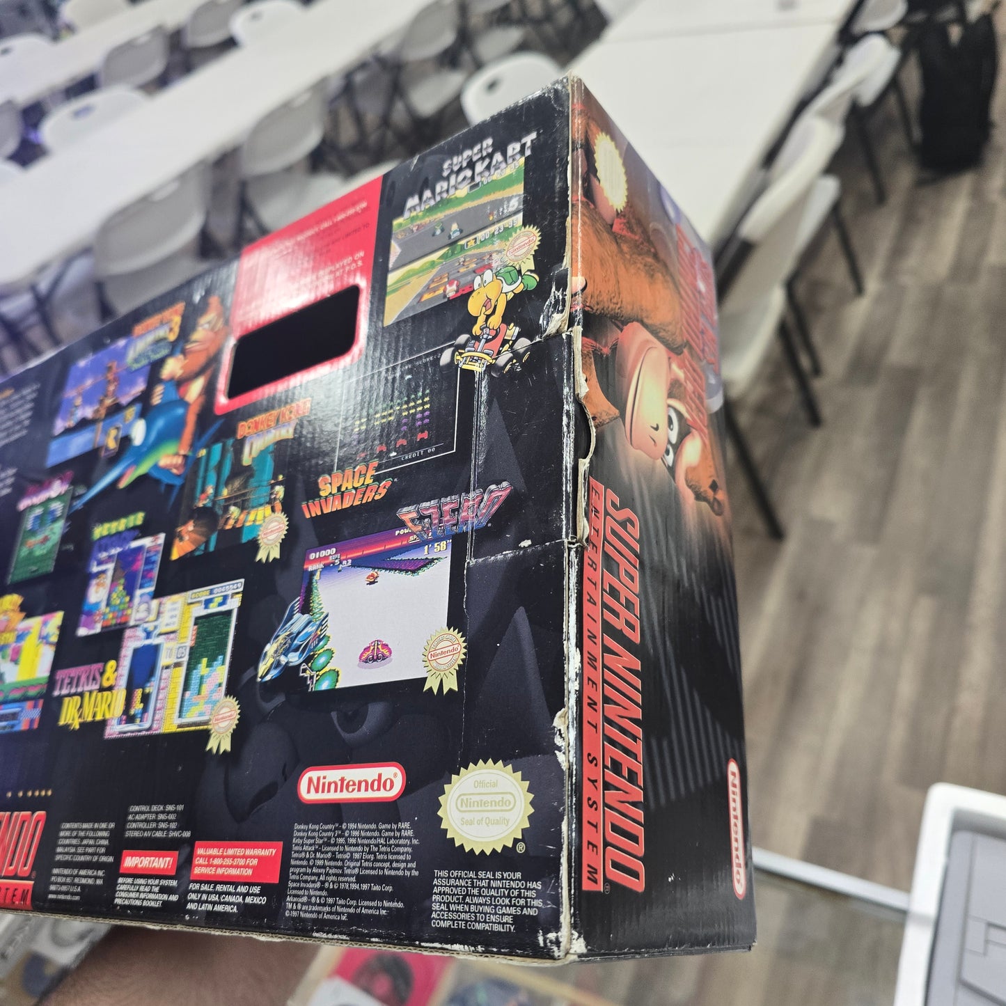 Super Nintendo System Jr. CIB (Very Clean Box)
