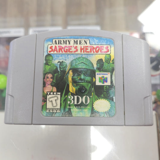 Army Men Sarge's Heroes N64
