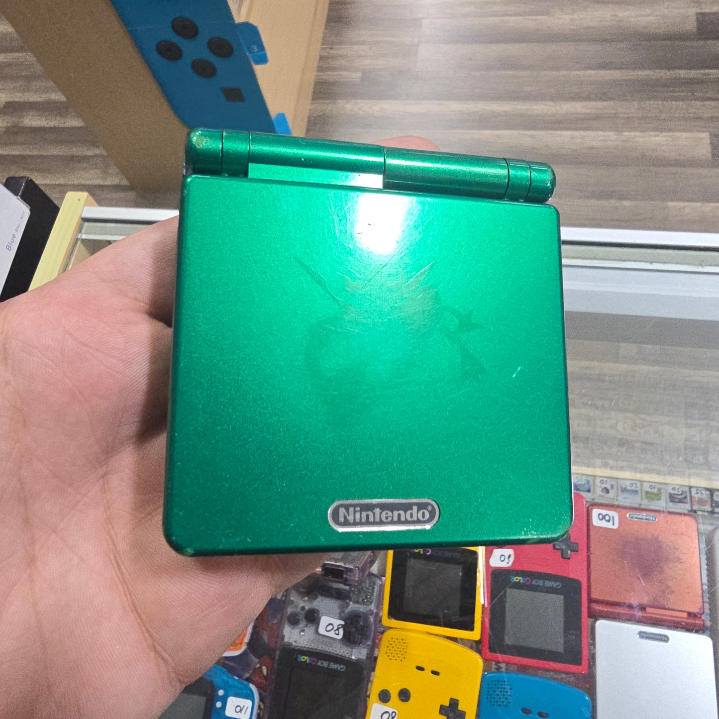Game Boy Advance SP [Pokemon Center Rayquaza] Nintendo Handheld