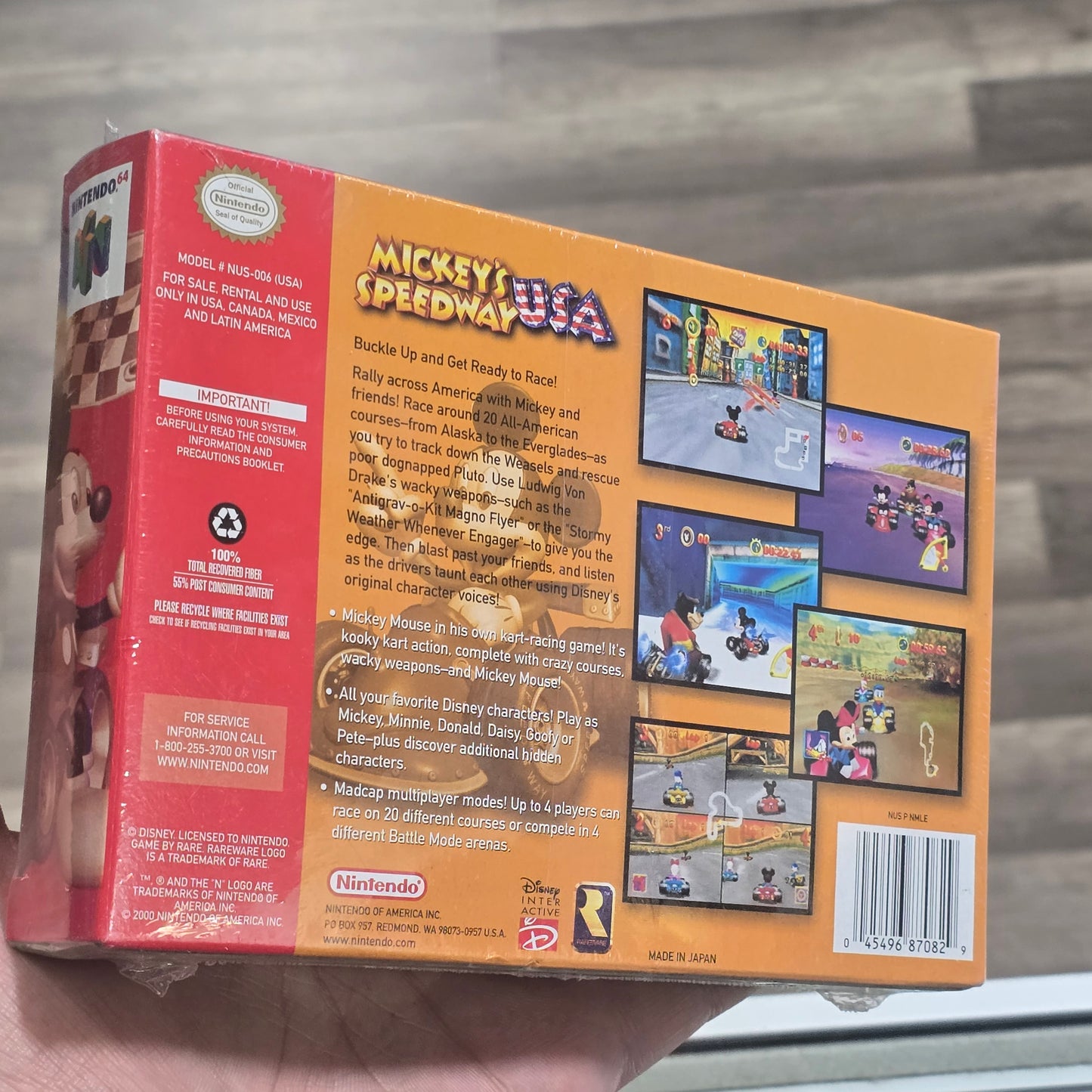 Mickey's Speedway USA Nintendo 64 (SEALED)