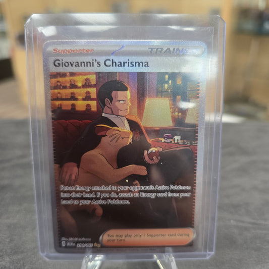 Giovanni's Charisma - 204/165 - SV: Scarlet & Violet 151 (NM)