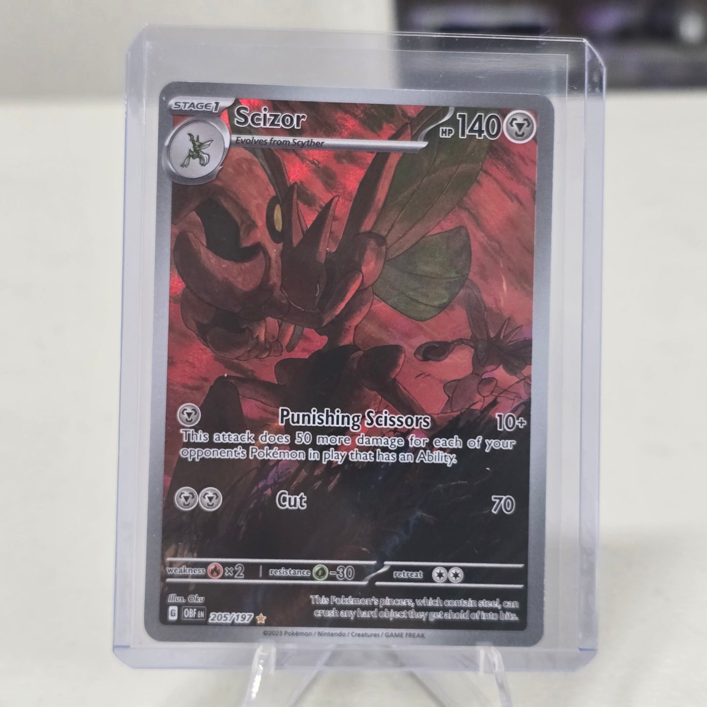 Scizor - 205/197 - SV03: Obsidian Flames (NM)