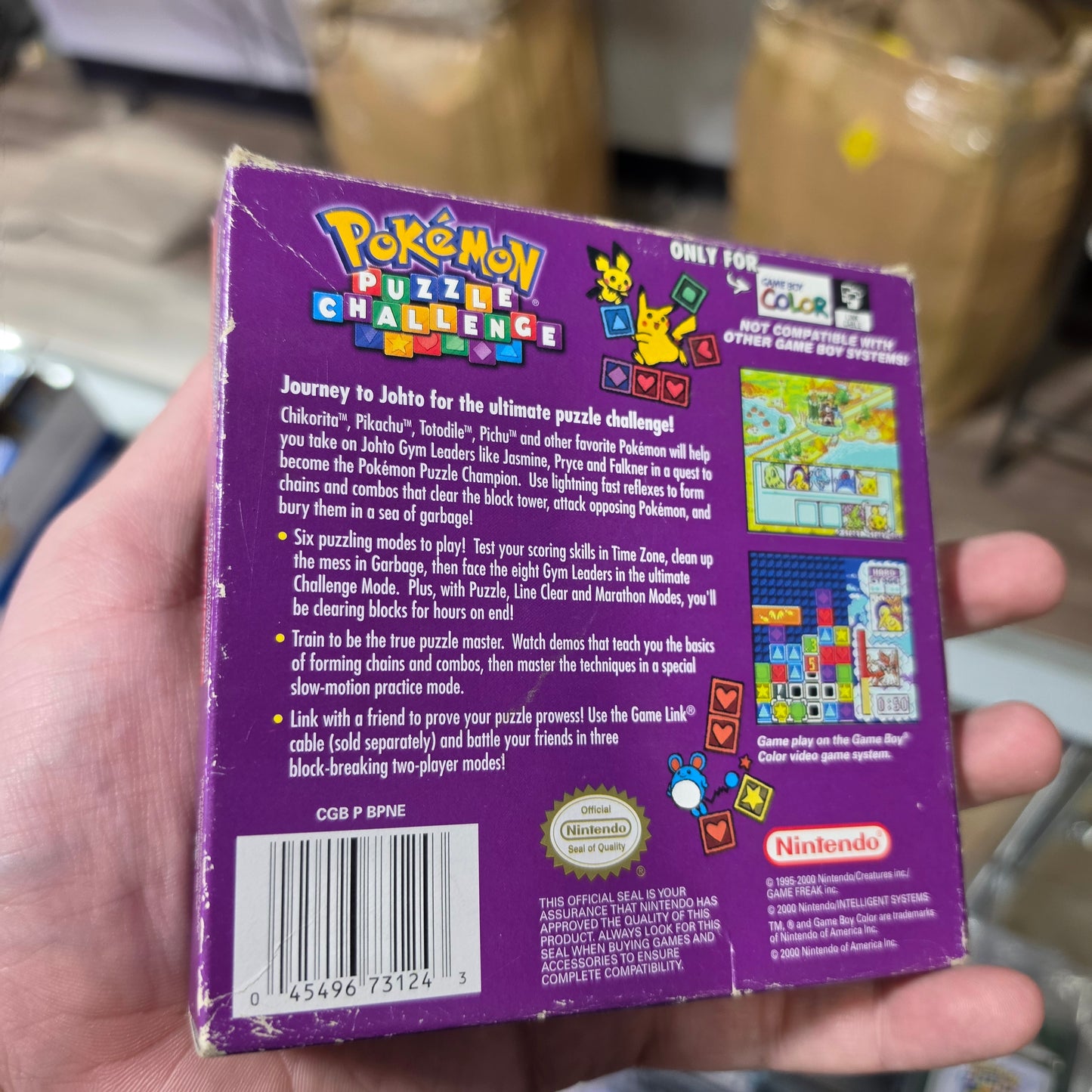 Pokémon Puzzle Challenge Gameboy Color