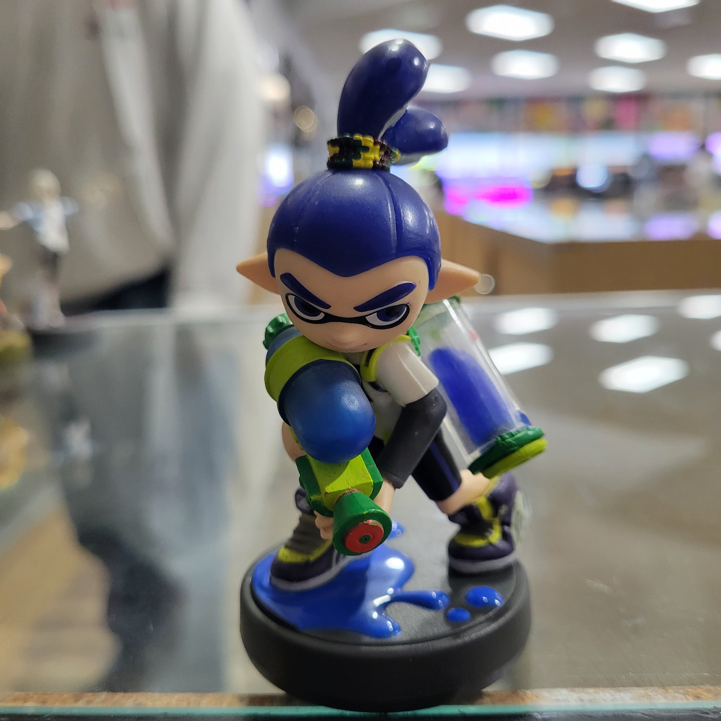 Blue Inkling Boy Splatoon Amiibo – buttondelight