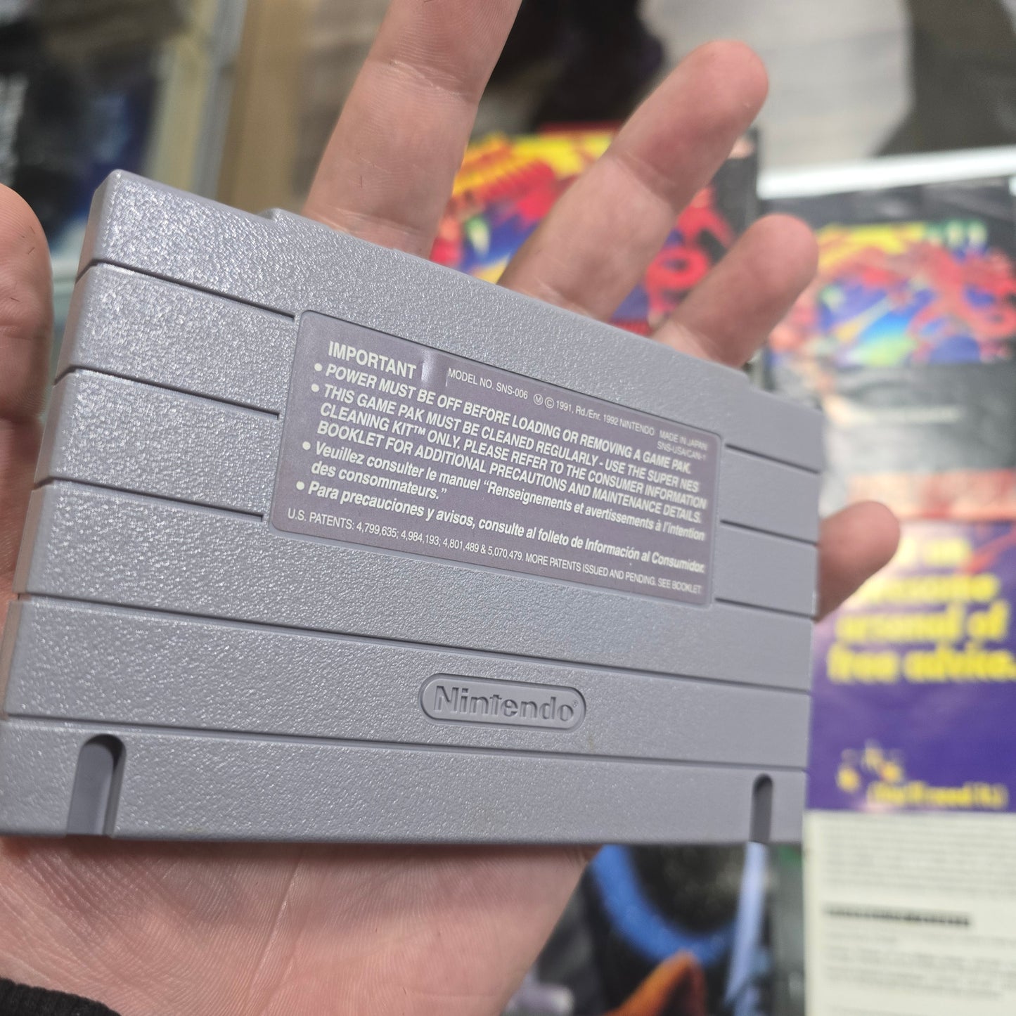 Super Metroid CIB with Poster and Box Protector Super Nintendo