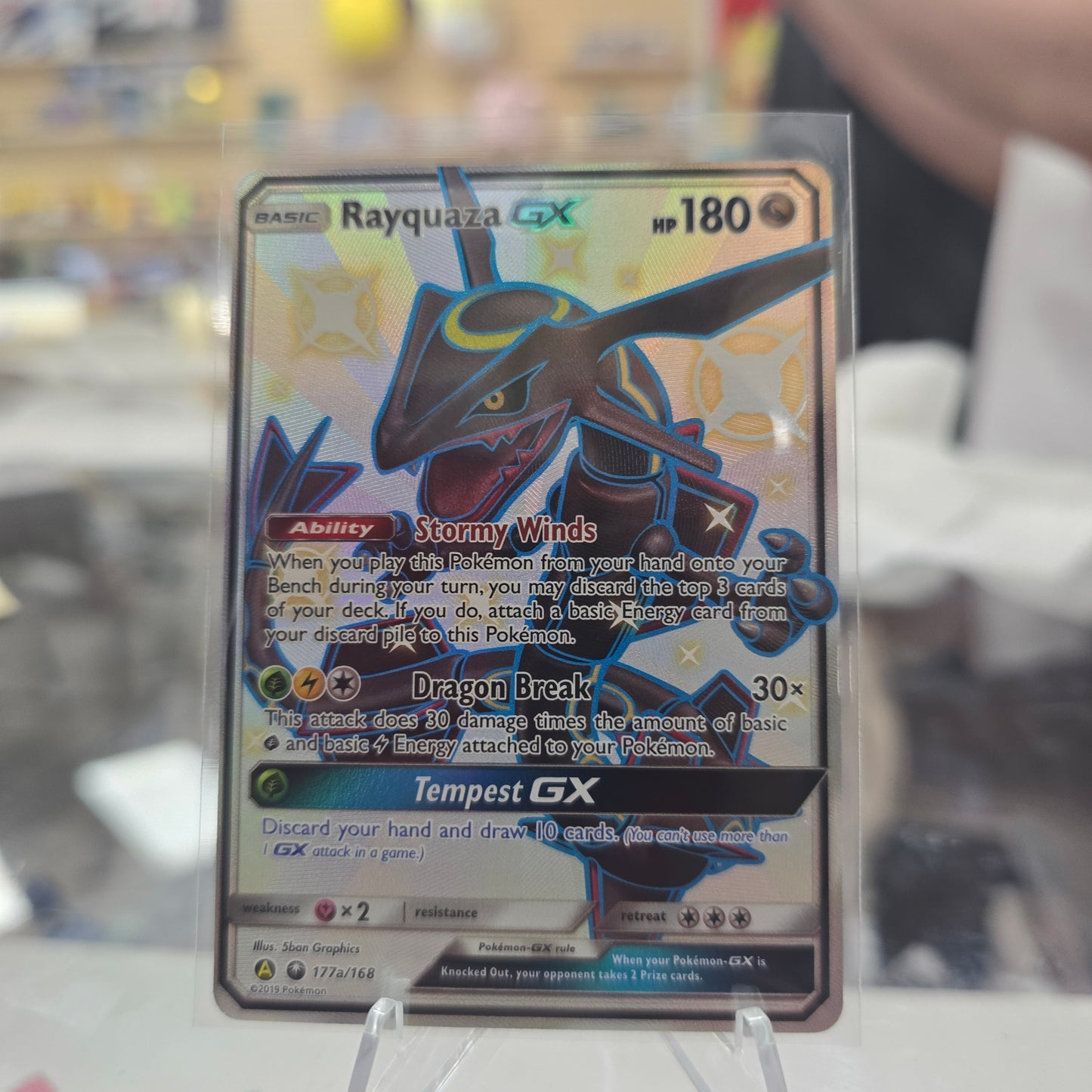 Rayquaza GX - 177a/168 - Alternate Art Promos (NM)