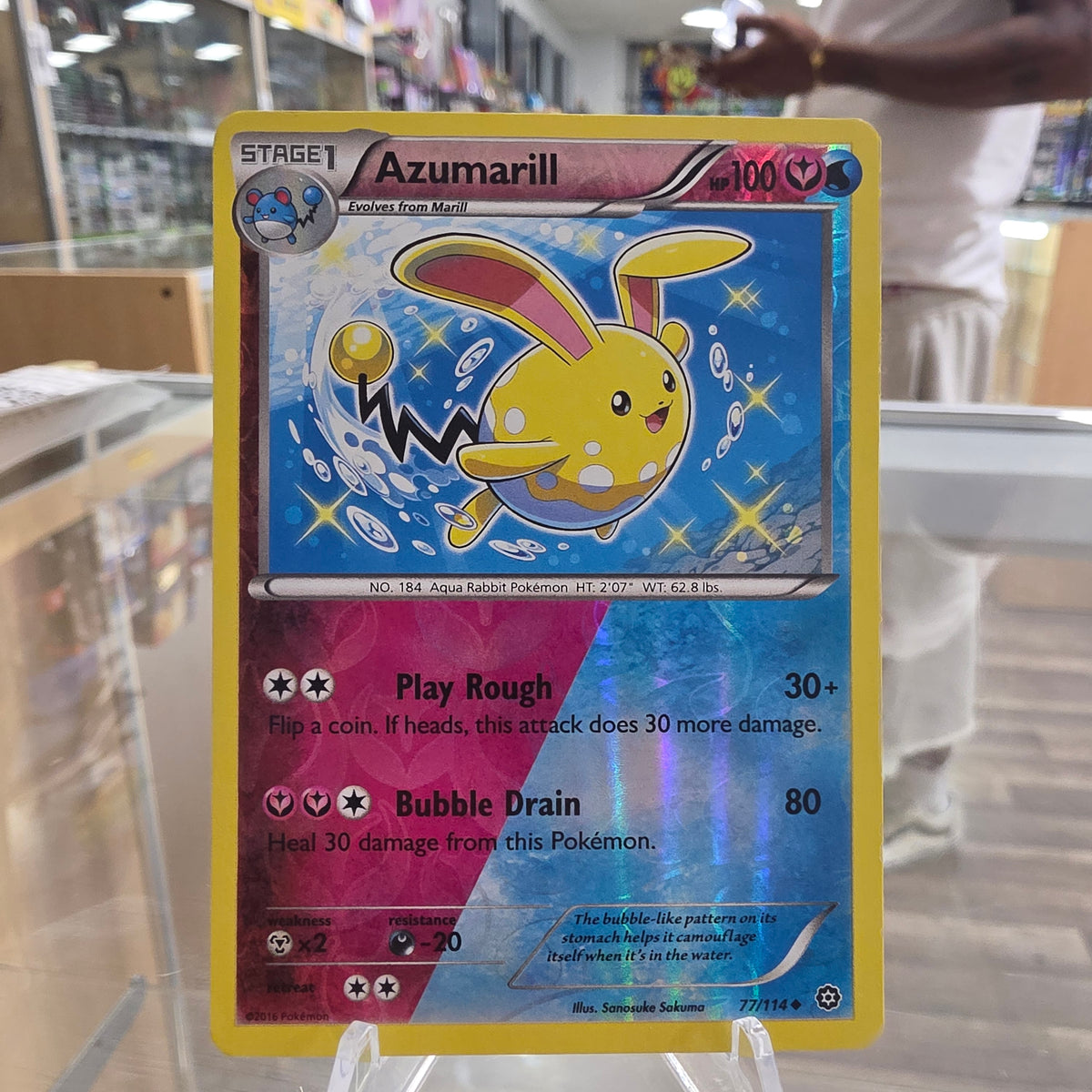 (NM) Azumarill - XY - Steam Siege