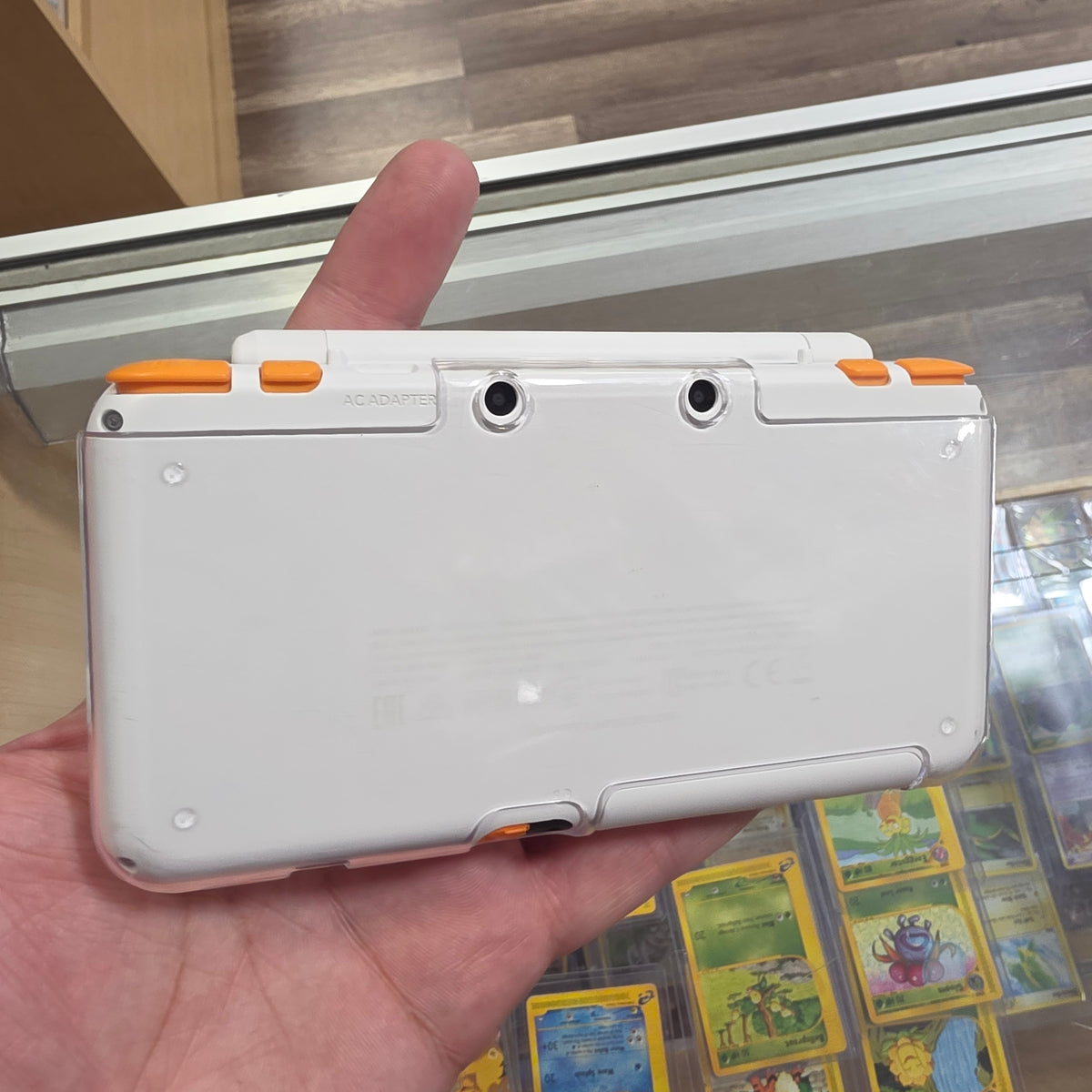 New Nintendo 2DS XL White + Orange Handheld System with Charger (DIGITAL GAMES)