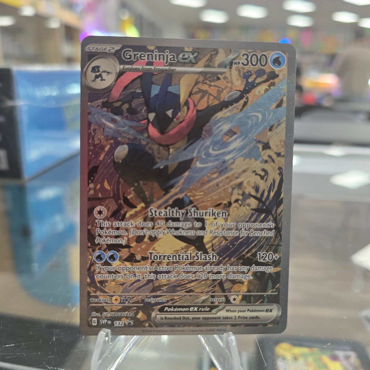 Greninja ex - 132 - SV: Scarlet & Violet Promo Cards (NM)