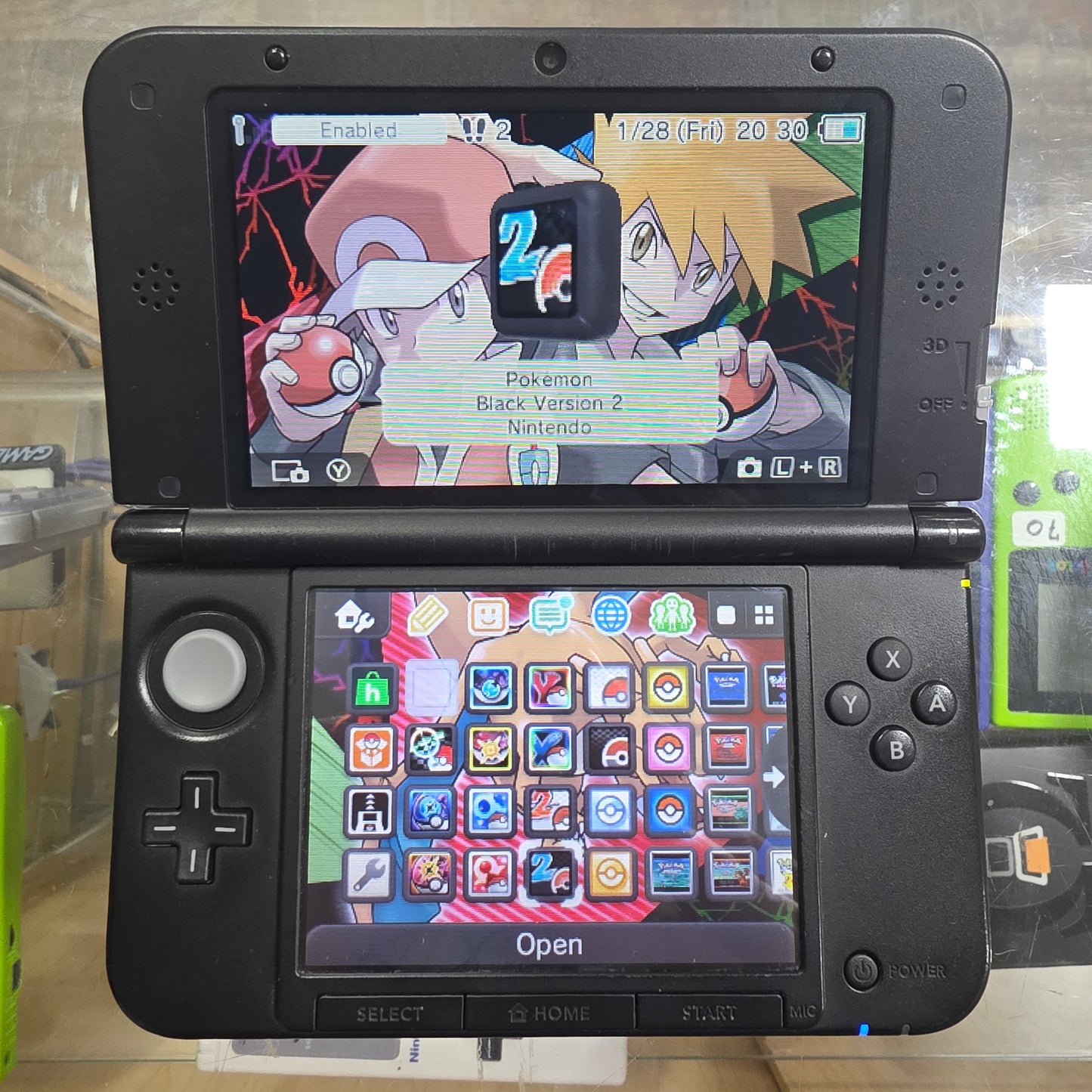 Nintendo 3DS XL System Handheld with Digital Games[Charger Included]