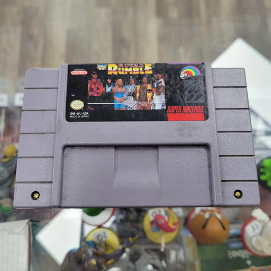 WF Royal Rumble SNES Damaged Case