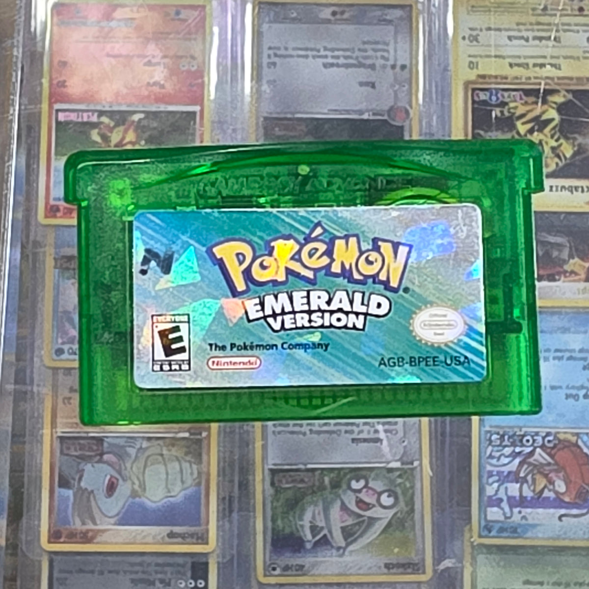 Pokémon Emerald Nintendo GameBoy Advance (Authentic) Working Battery