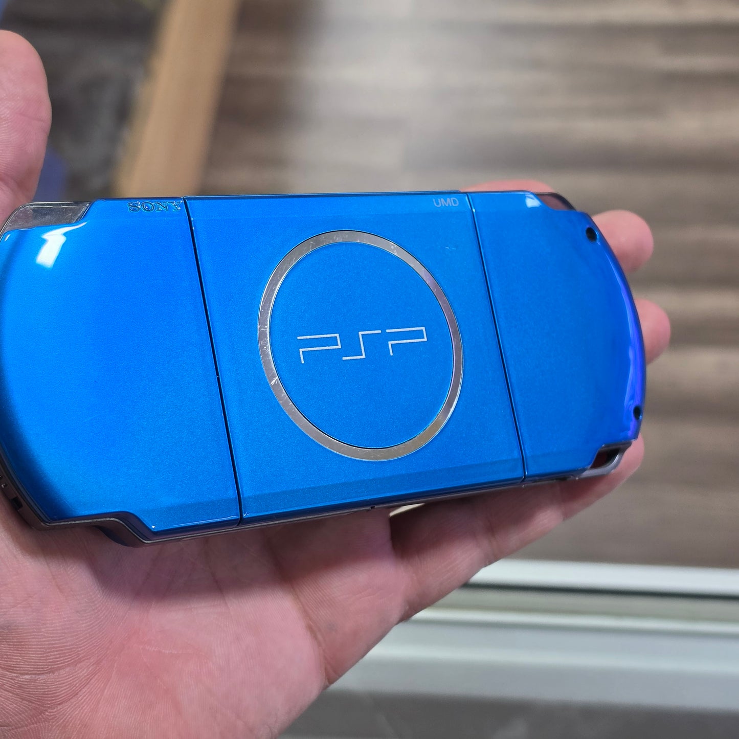 Blue PSP Handheld System 3000 Model with Charger