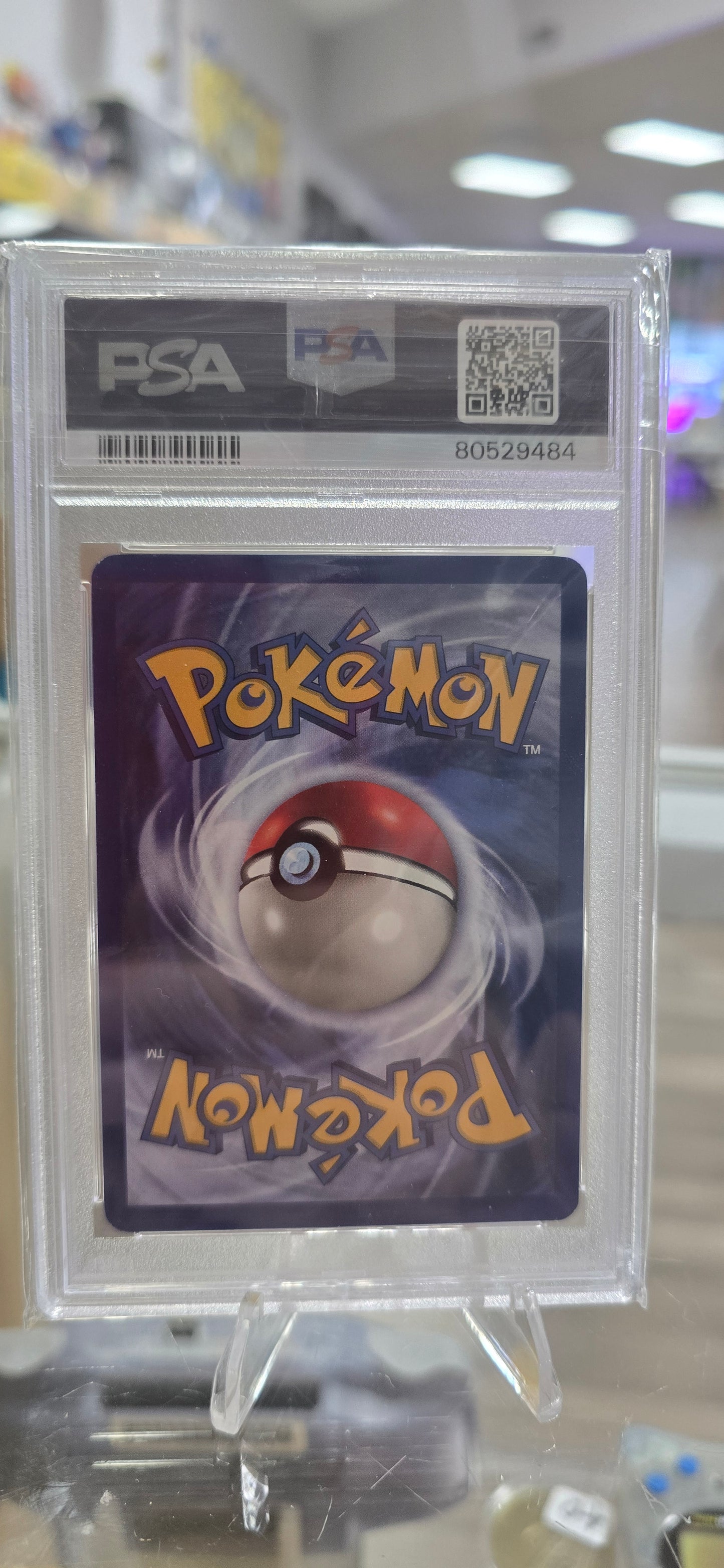 Pokémon TCG Alakazam Base Set 1/102 Holo PSA 8 (NM)