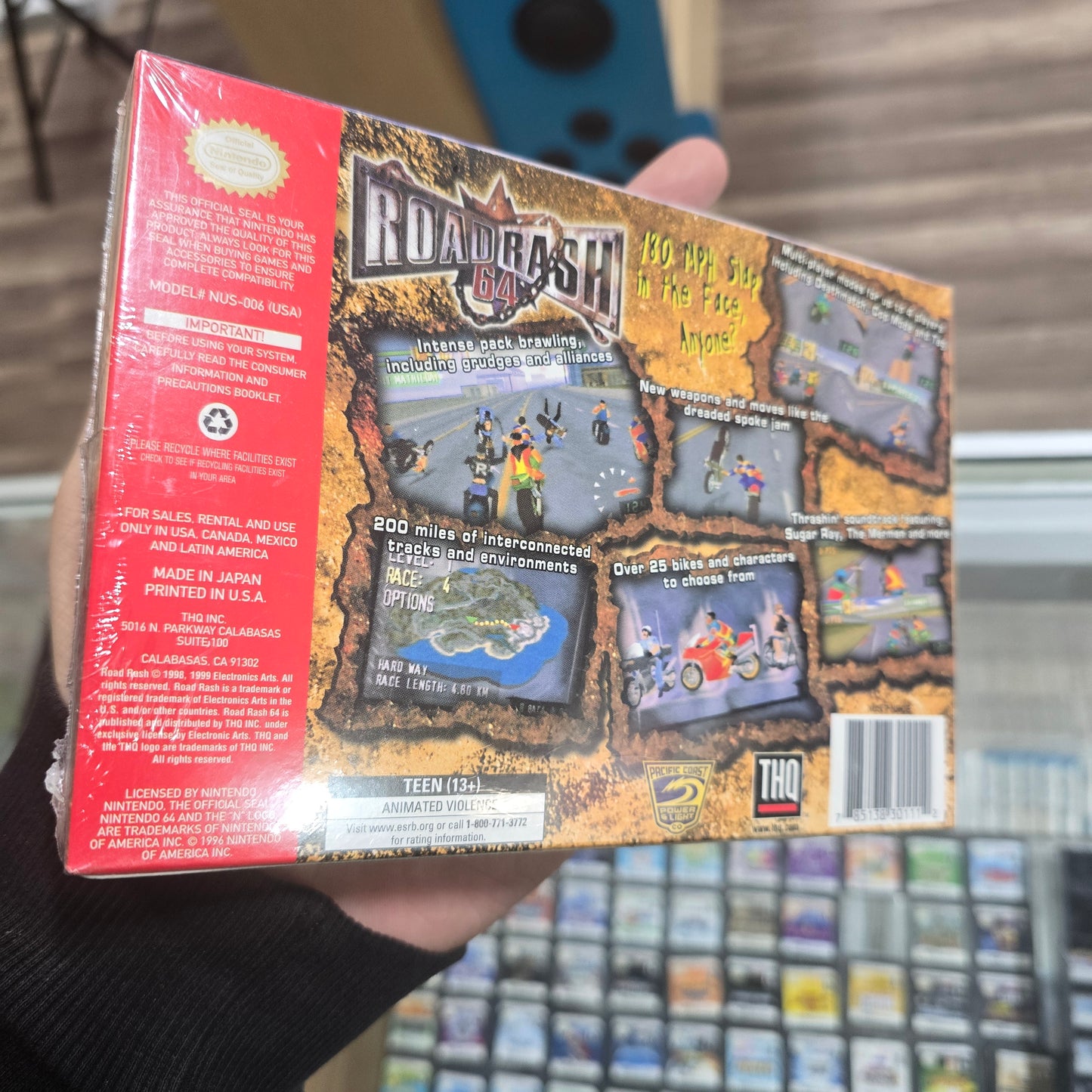 Road Rash Nintendo 64 (Sealed)