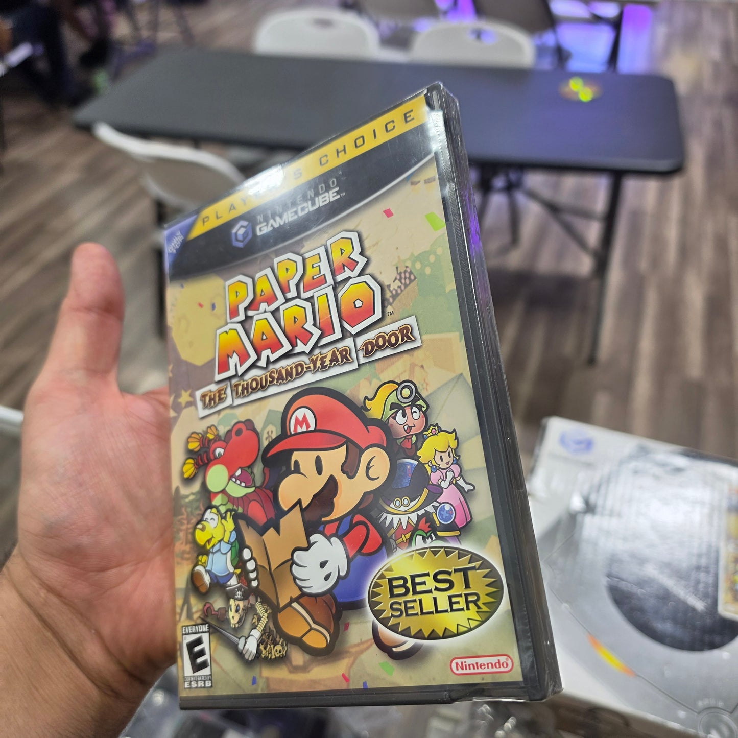 Nintendo GameCube Paper Mario Bundle (LIKE NEW) (SEALED GAME) comes with Controller and wires