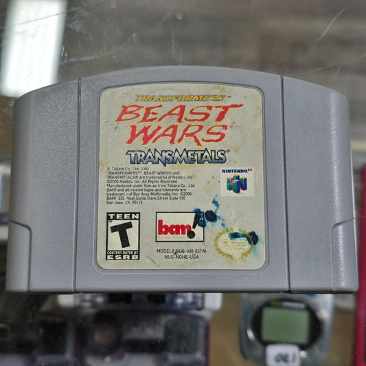 Transformers Beast Wars Transmetals (Rough Labels) Nintendo 64