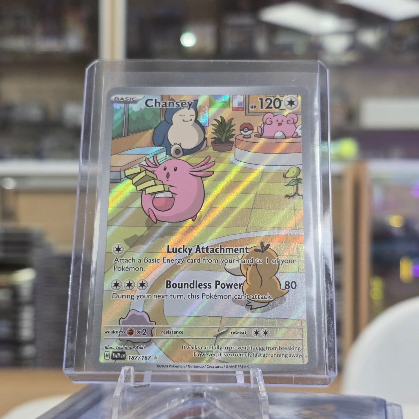 Chansey - 187/167 - SV06: Twilight Masquerade (NM)