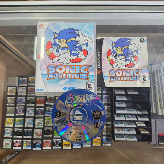 Sonic Adventure with Custom Case Sega Dreamcast