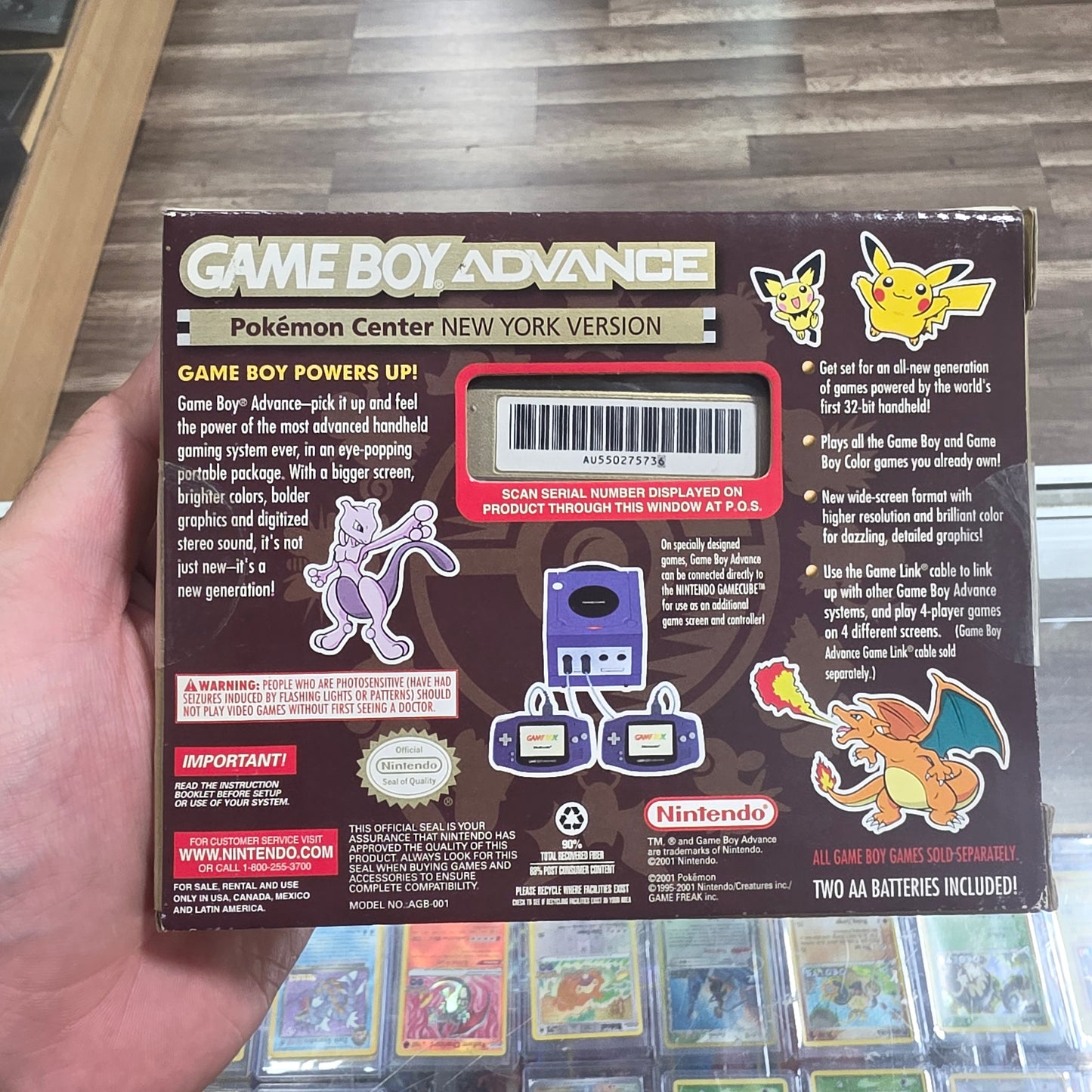 Pokémon Gameboy Advance - Pokemon Center New York System (UNOPENED)