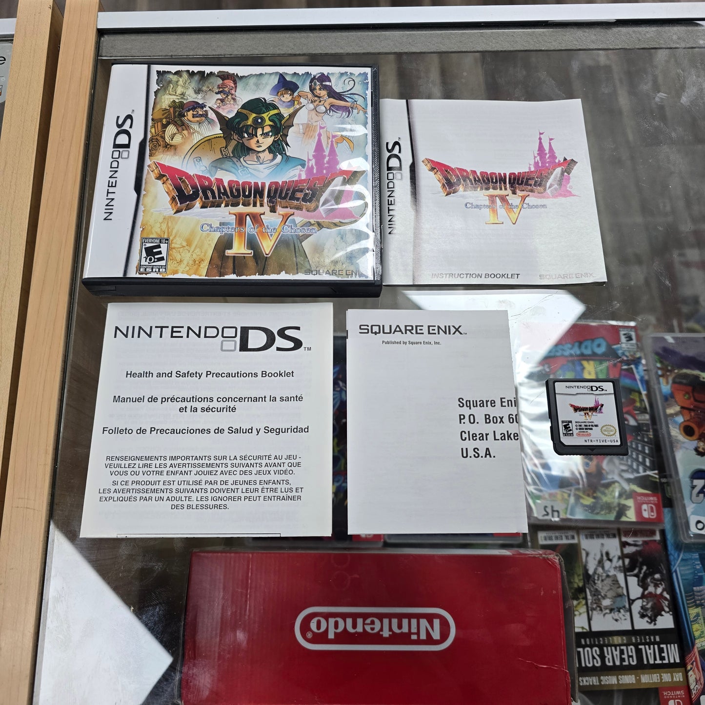Dragon Quest IV Chapters of the Chosen CIB with Registration Card Nintendo DS