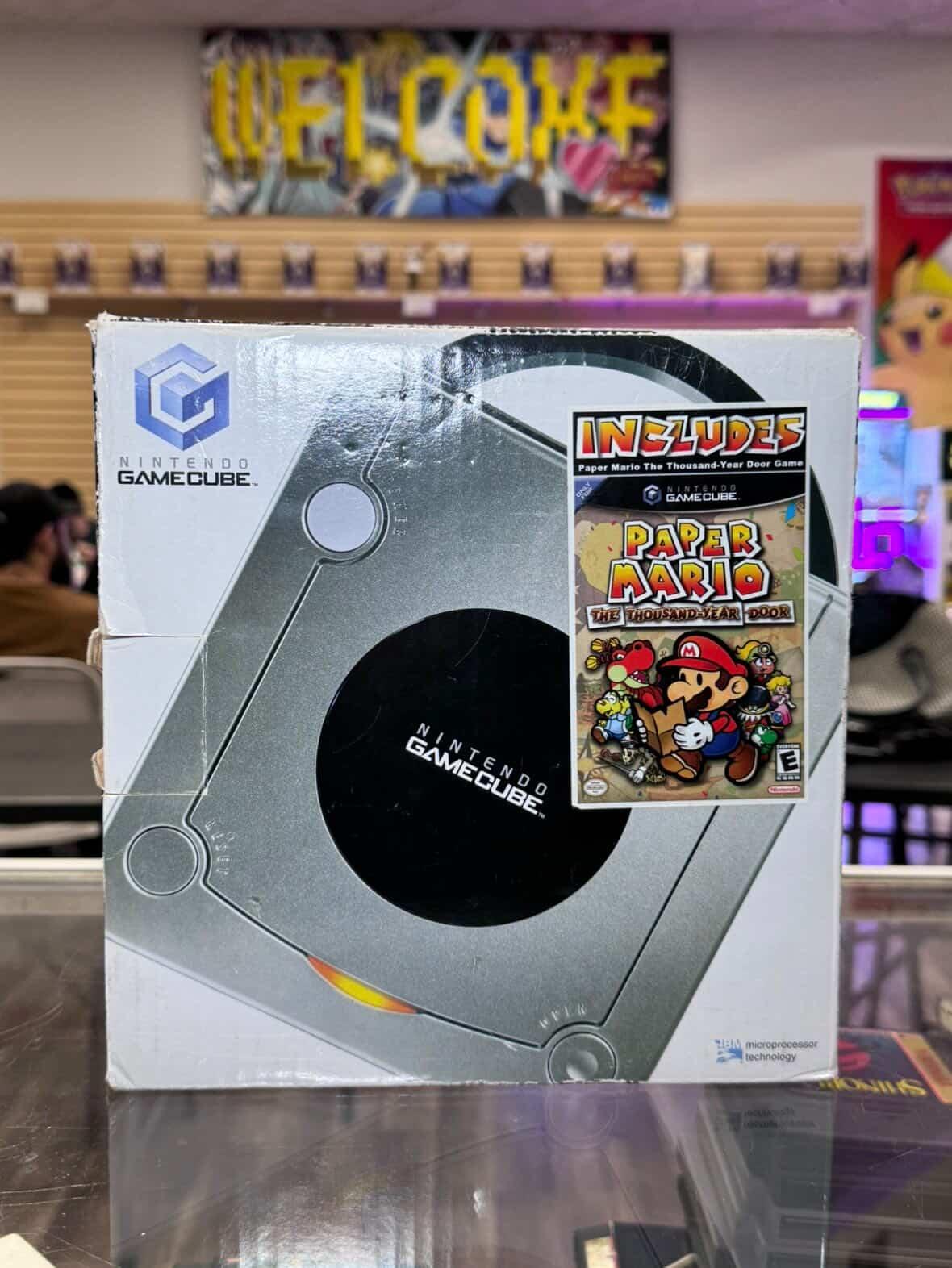 Nintendo GameCube Paper Mario Bundle (LIKE NEW) (SEALED GAME) comes with Controller and wires