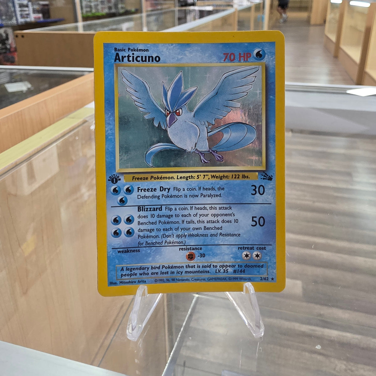 (LP) Articuno (2) - Fossil 1st Edition