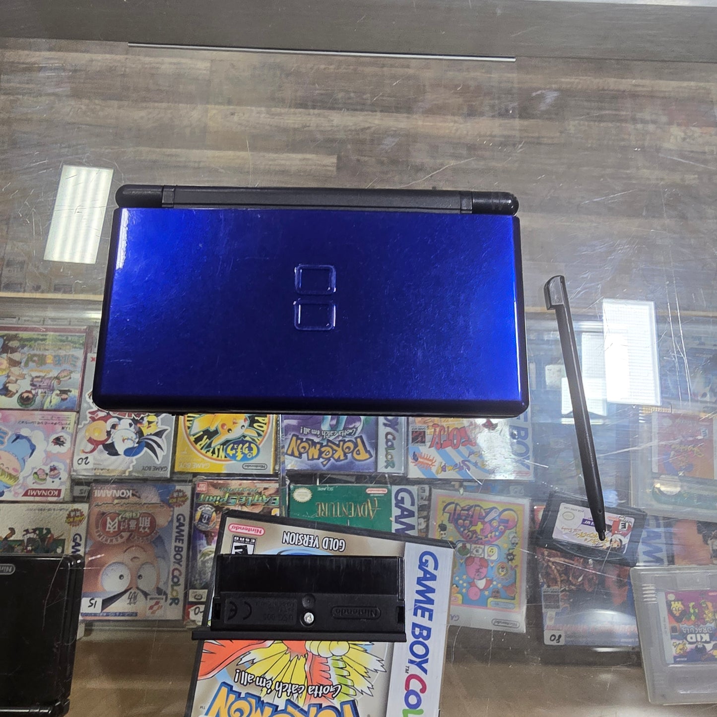 Blue Nintendo DS Lite Handheld System with Charger
