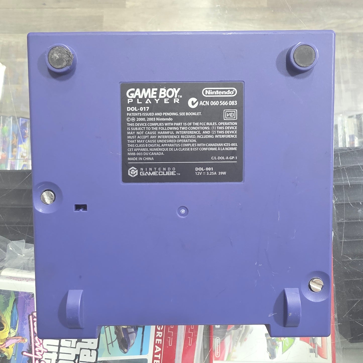 Indigo Nintendo Gameboy Player Gamecube