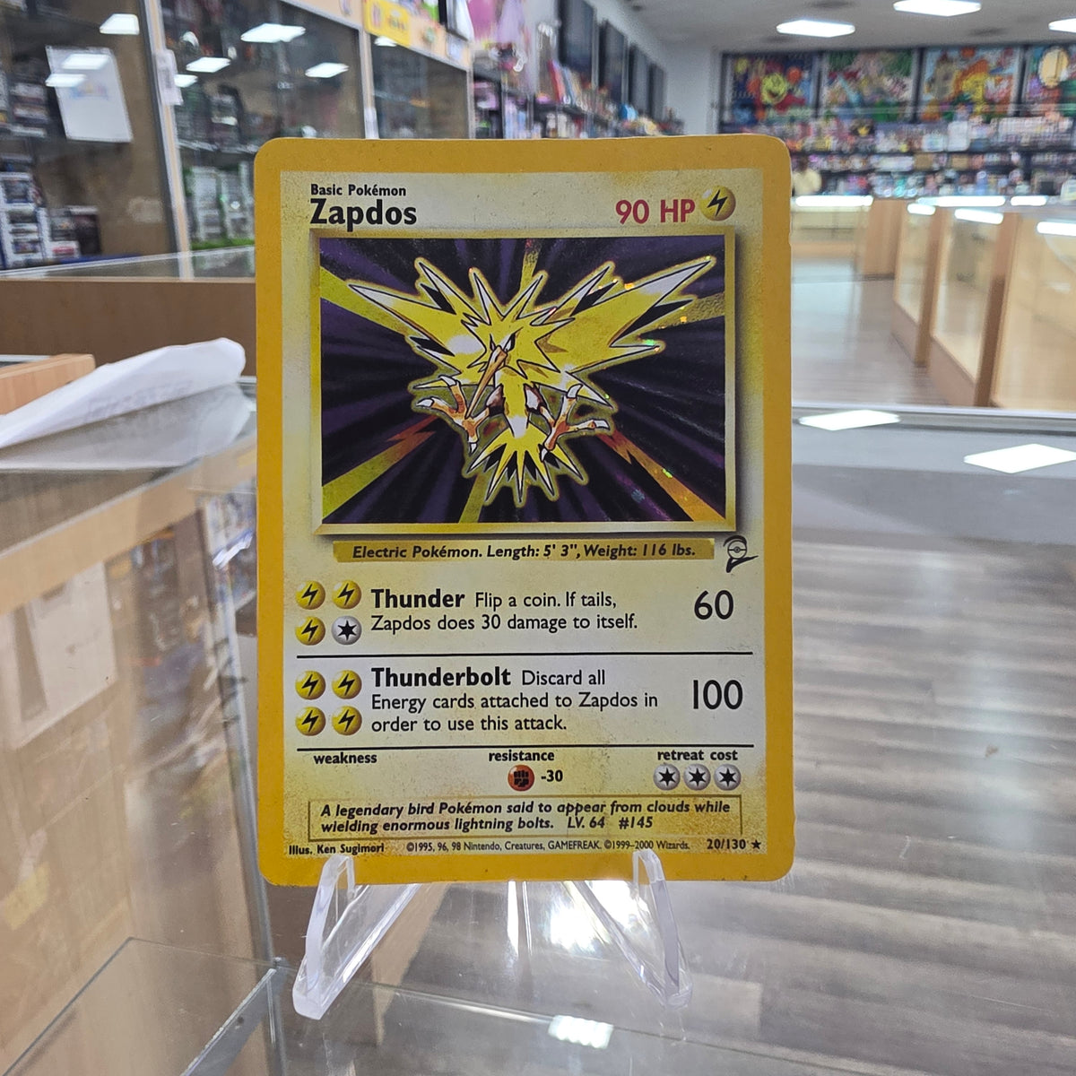 (NM) Zapdos - Base Set 2