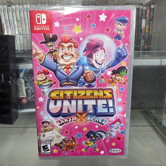 New Sealed Citizens Unite! Earth X Space Nintendo Switch