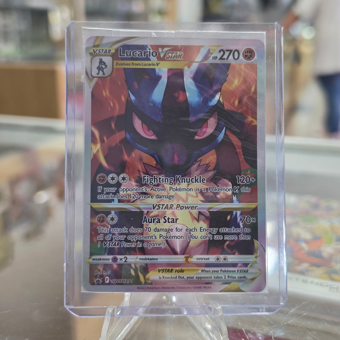 Lucario VSTAR - SWSH291 - SWSH: Sword & Shield Promo Cards (NM)
