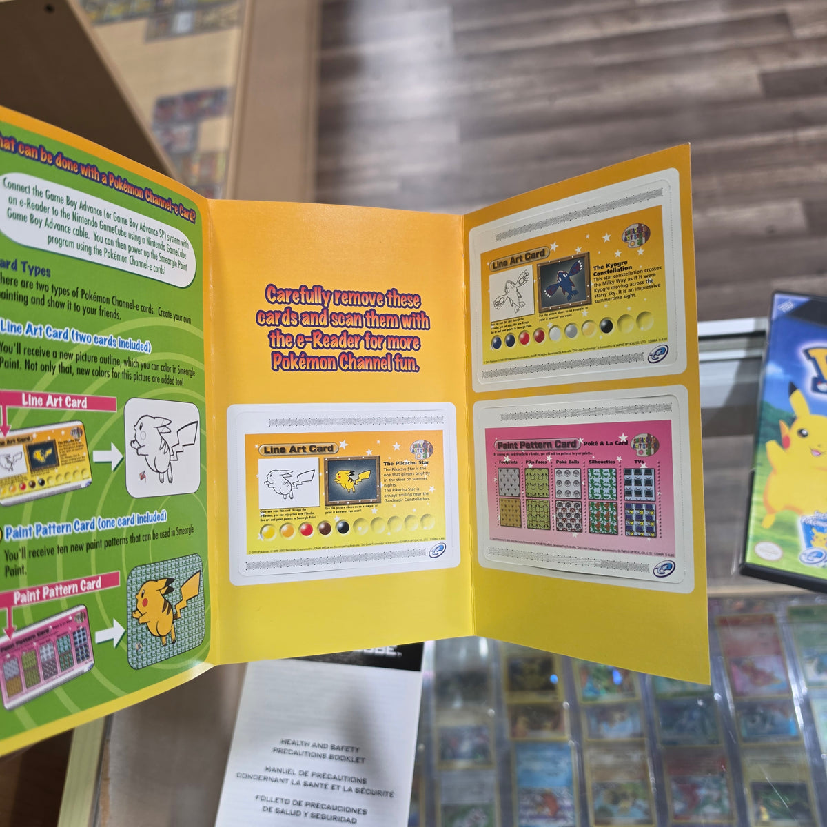 Pokémon Channel (Authentic) Nintendo GameCube With Ereader Cards