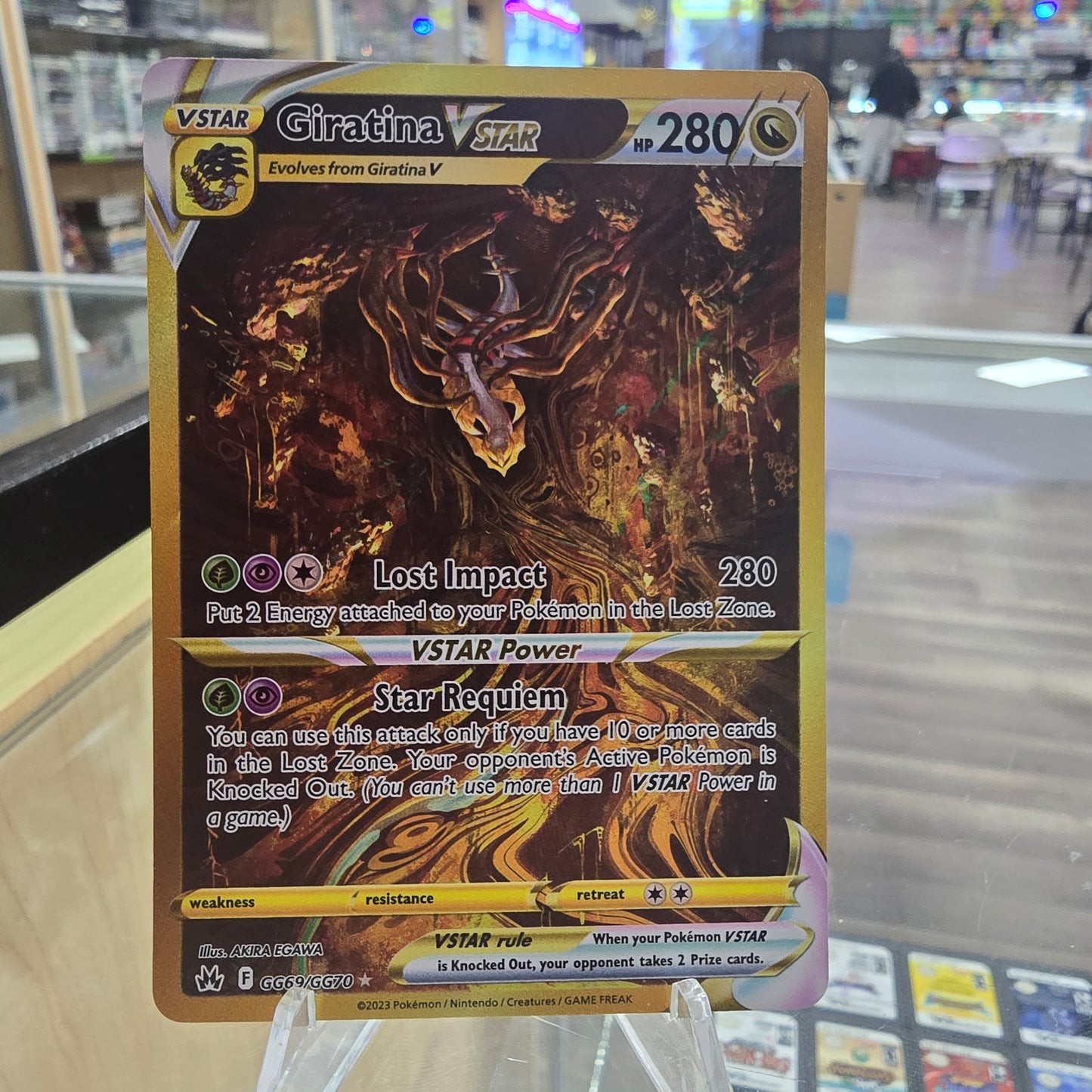 Giratina VSTAR (Secret) - Crown Zenith: Galarian Gallery (DMG)