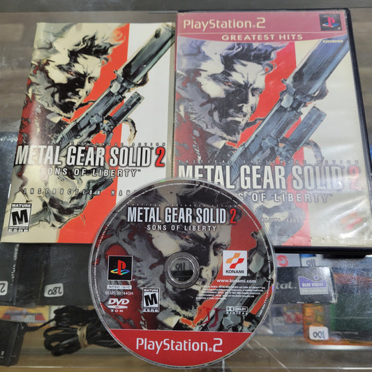 Metal Gear Solid 2 Sons Of Liberty Playstation 2