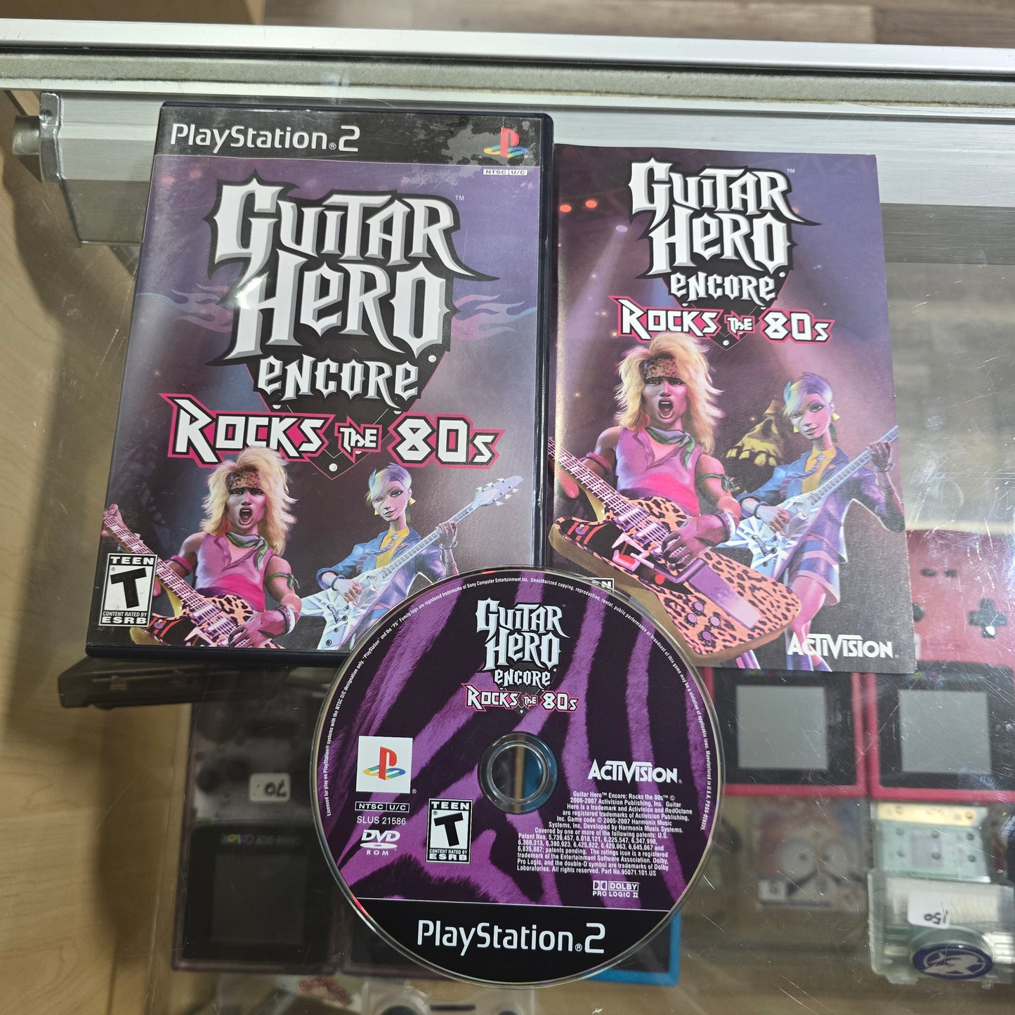 Guitar Hero Encore Rocks the 80's Playstation 2