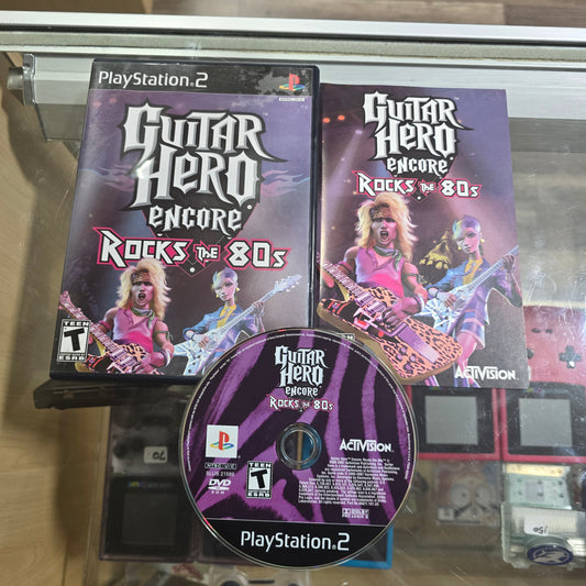 Guitar Hero Encore Rocks the 80's Playstation 2