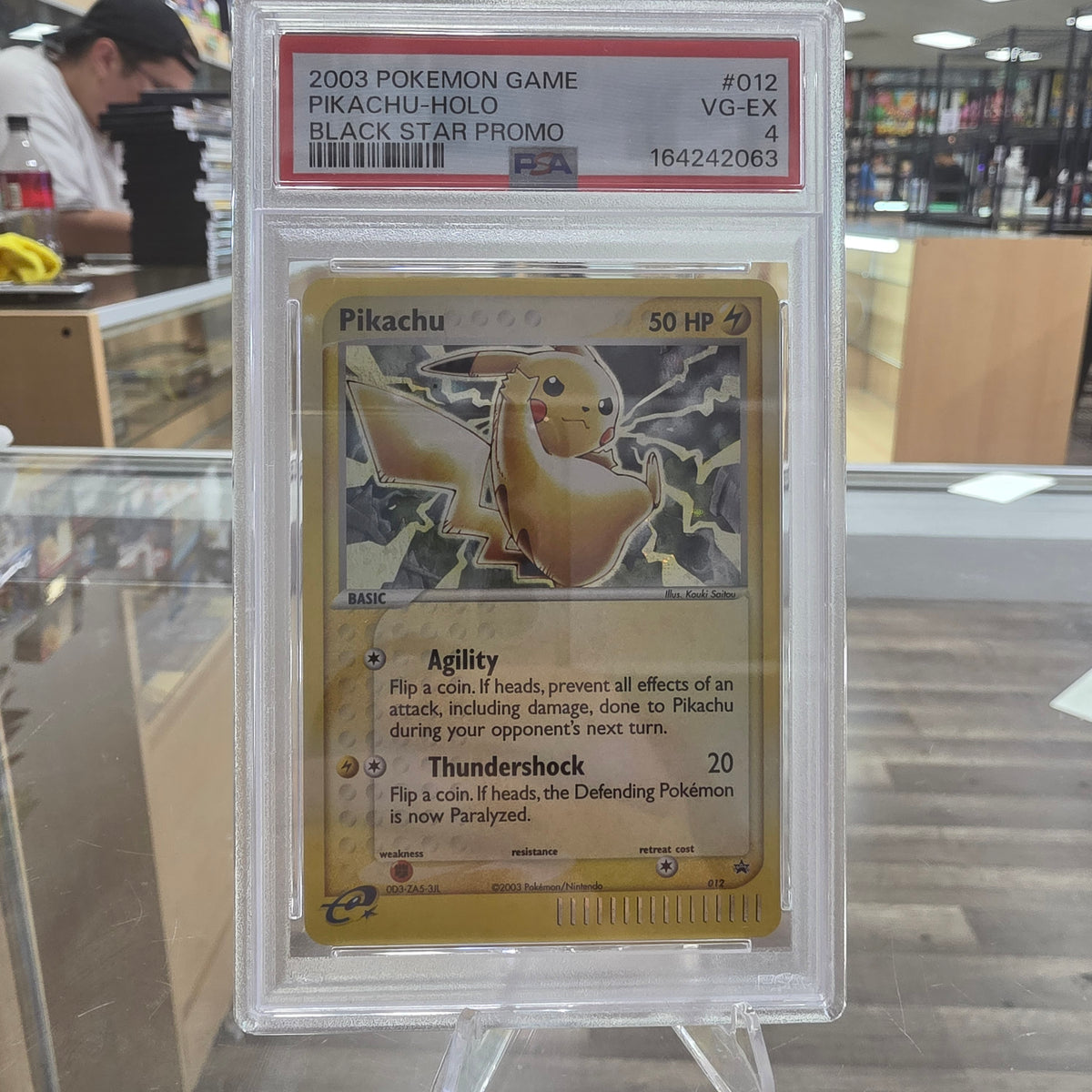 (PSA 4) Pikachu - 012 (EX Series Collector's Tin) - Nintendo Promos