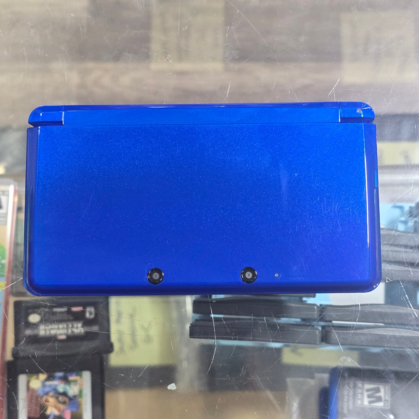 Nintendo 3DS Blue Handheld System with Charger (Region Free)
