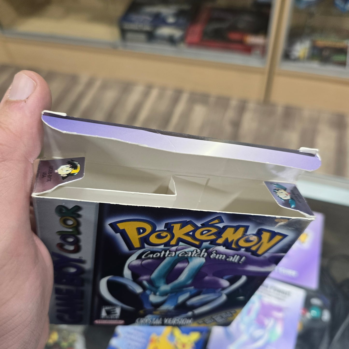 Pokémon Crystal (New Battery) (CIB) (Good Condition) Nintendo Gameboy