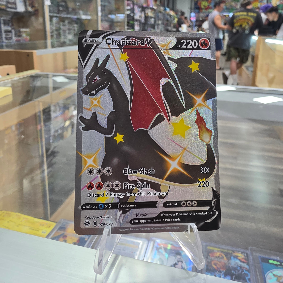(NM) Charizard V (Secret) - Champion's Path