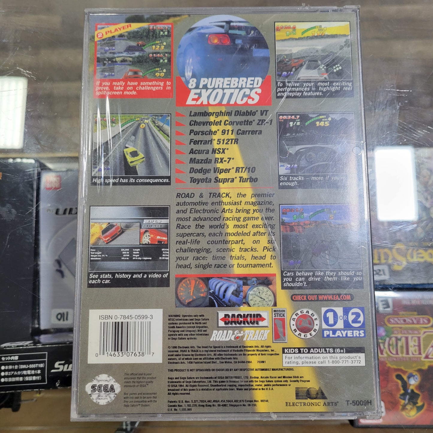 [New Sealed] Road and Track The Need For Speed Sega Saturn