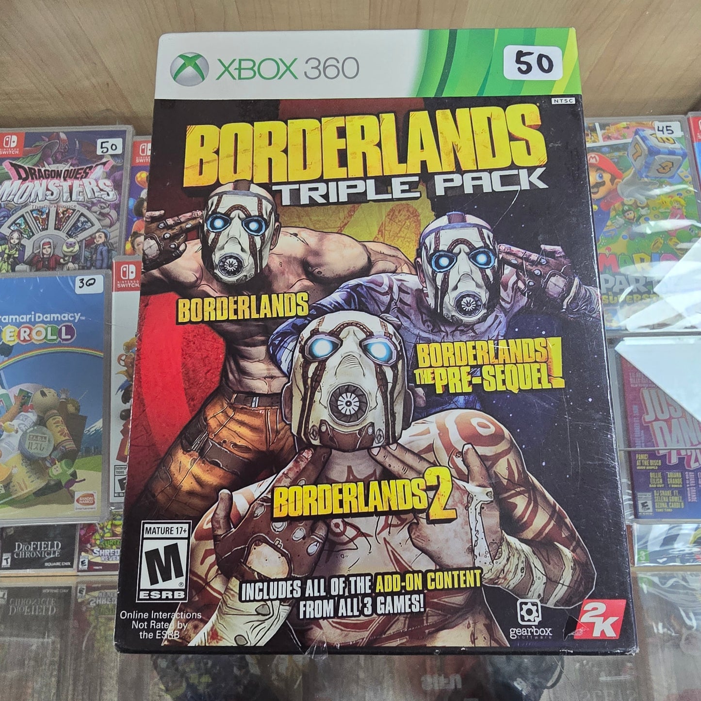 Borderlands Triple Pack (NEW) Xbox 360