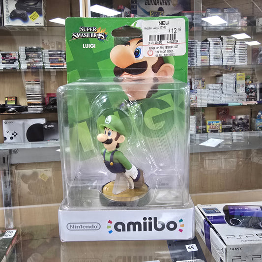 Super Smash Bros Luigi Amiibo NEW