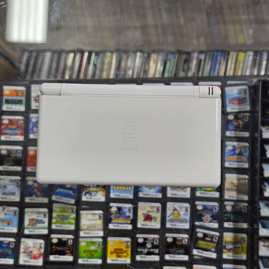 White Nintendo DS Lite Handheld System with Charger