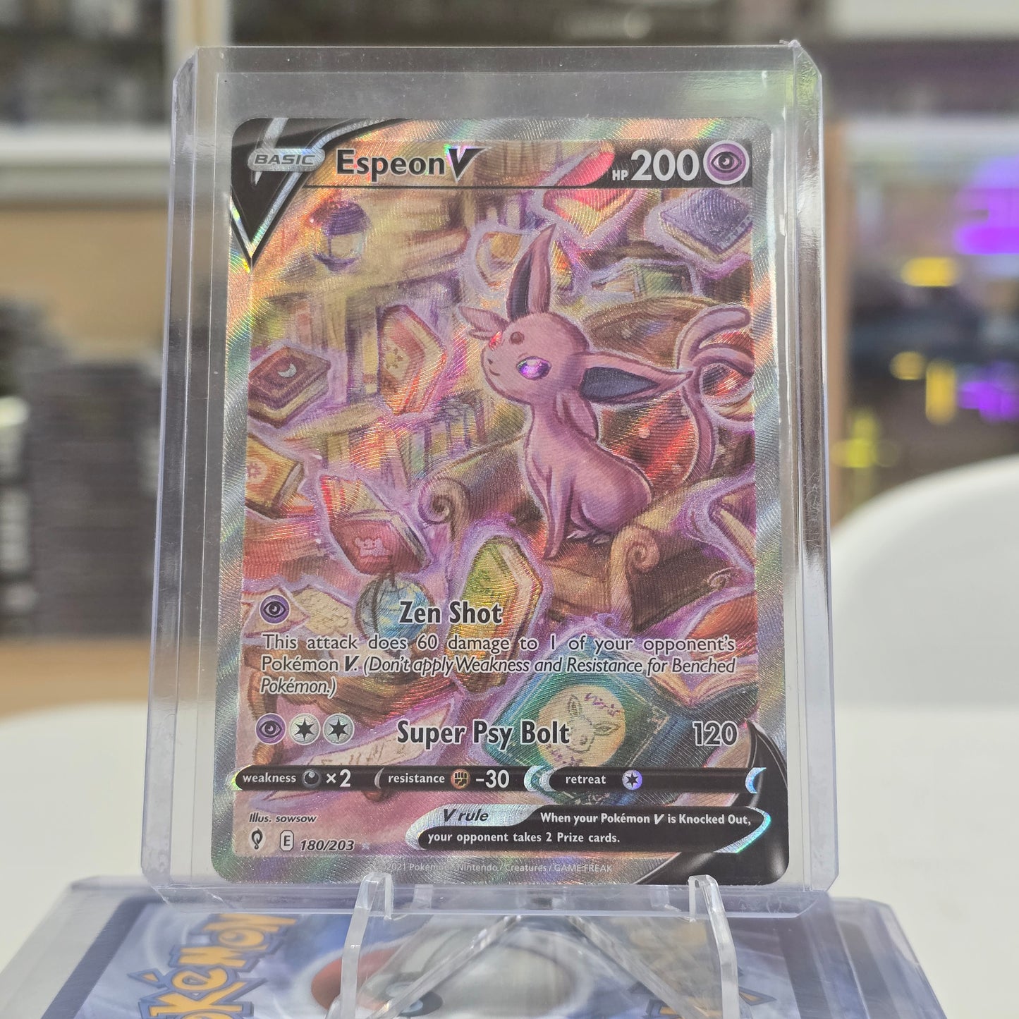 Espeon V (Alternate Full Art) - SWSH07: Evolving Skies (MP)
