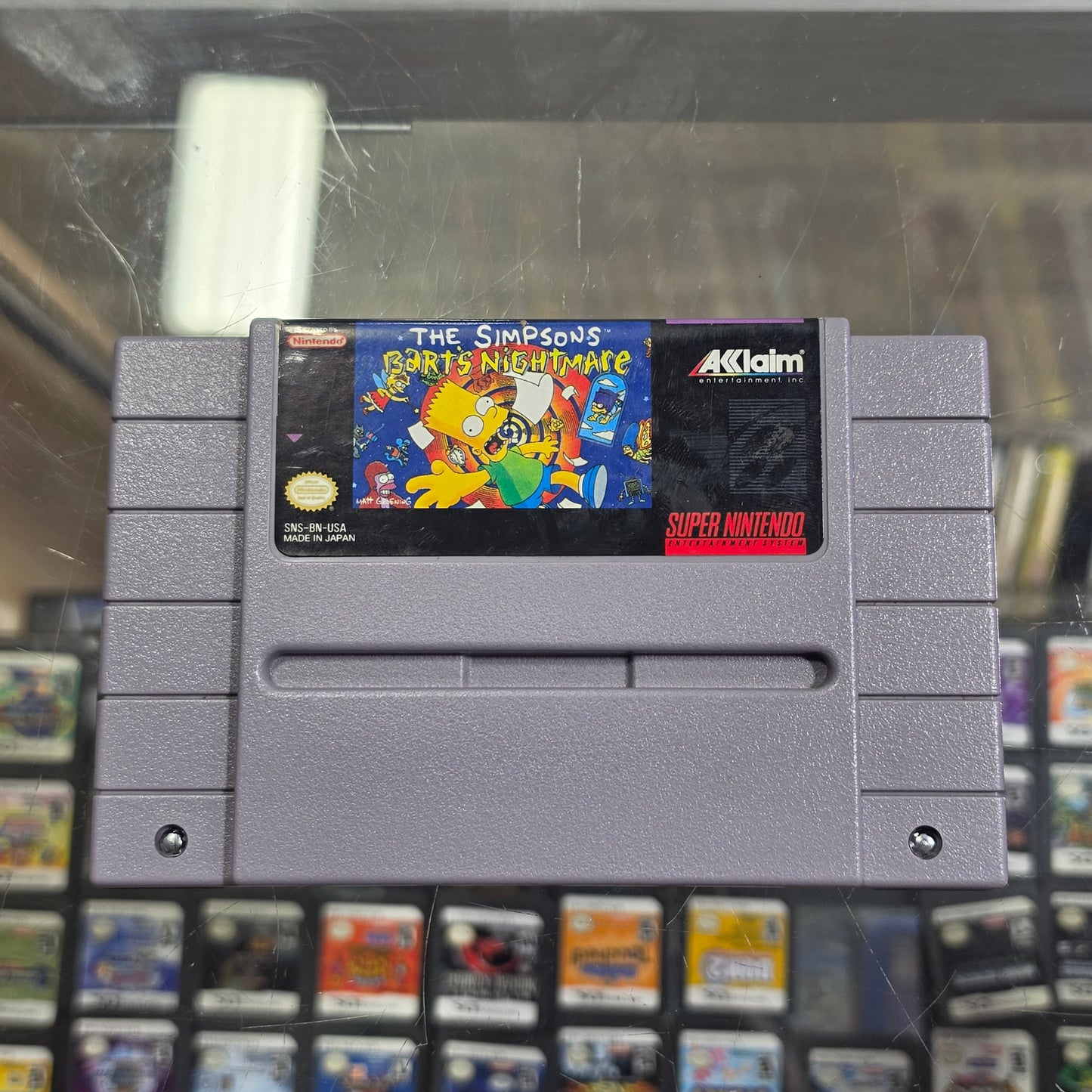 The Simpsons Bart’s Nightmare Super Nintendo