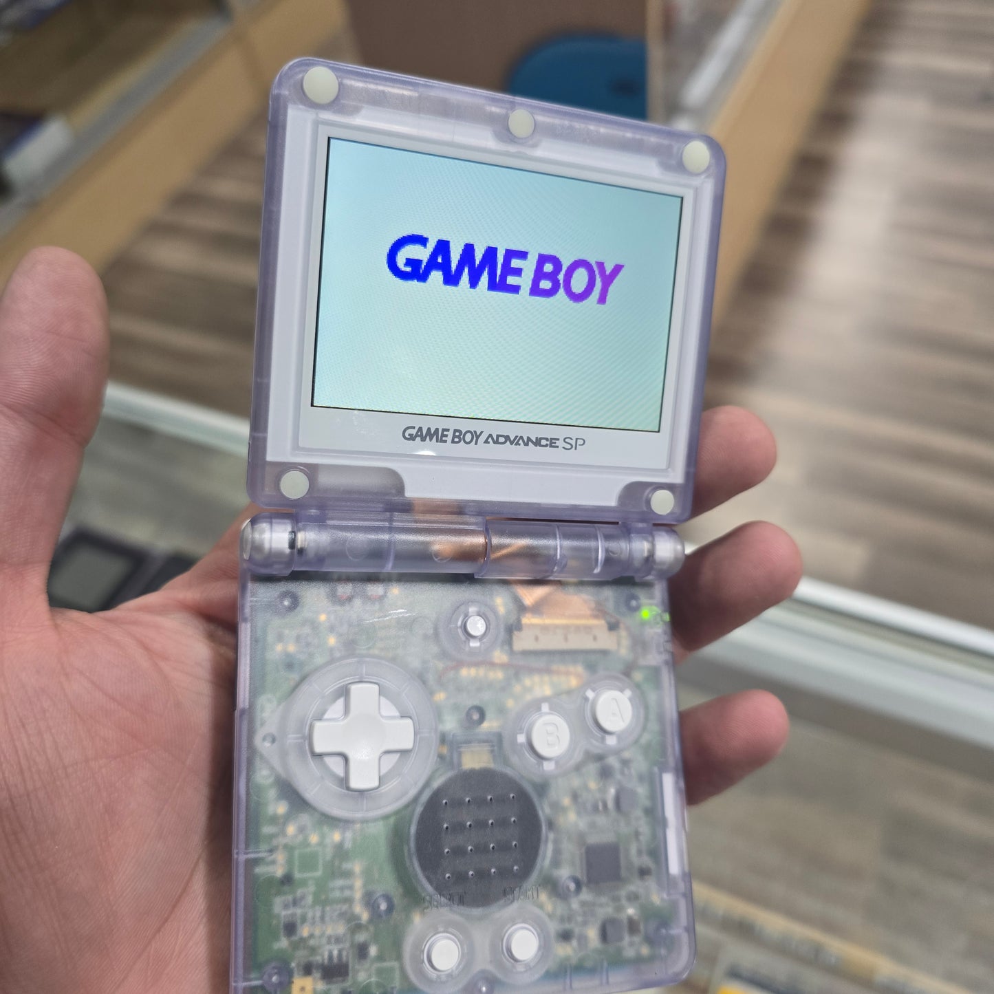 Custom Nintendo Gameboy Advance SP Handheld System with Brighter Screen with Charger