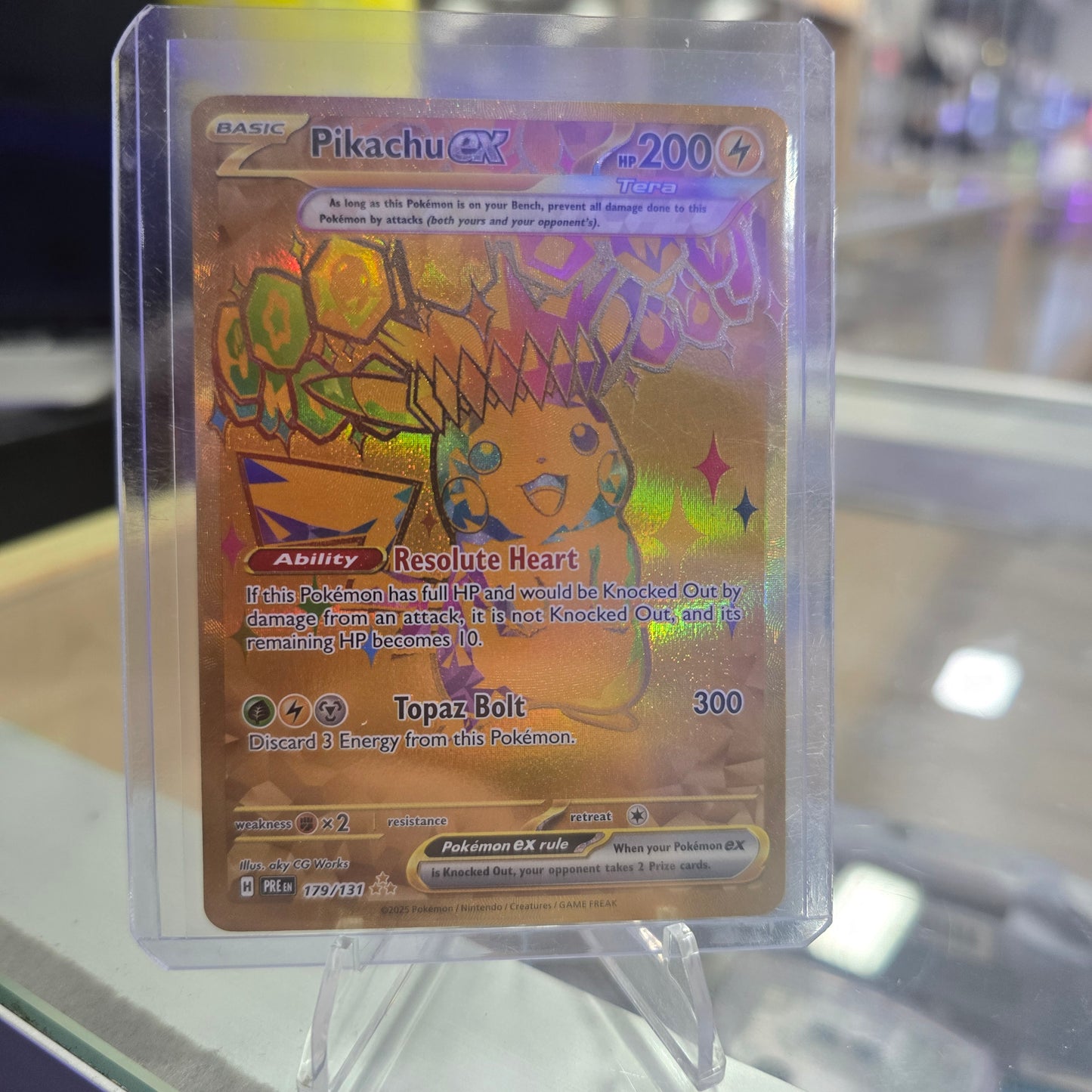 Pikachu ex - 247/191 - SV08: Surging Sparks (NM)