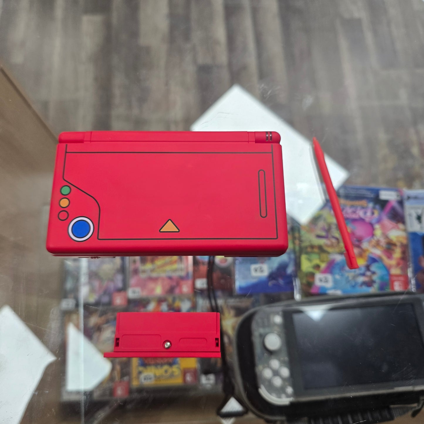 Custom Shell Pokémon (Pokedex Themed) Ds Lite Handheld System with Charger